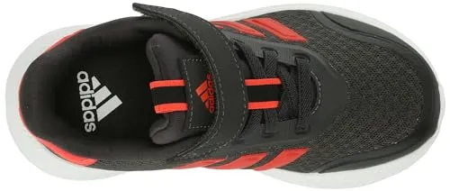 adidas X_PLR Path Elastic Lace Sneaker, Carbon/Bright Red/White, 2.5 US Unisex Little Kid