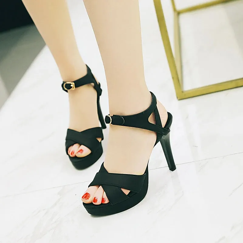 ALLURE PLATFORM SANDALS