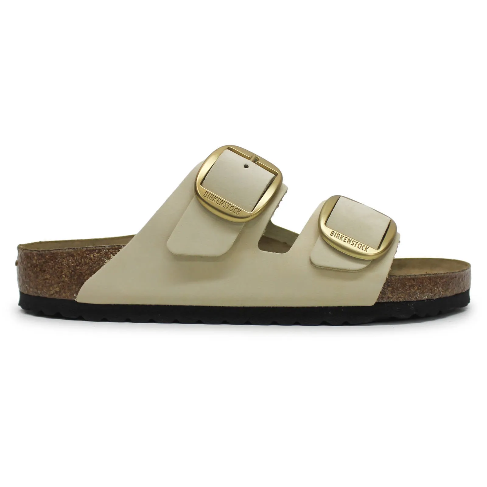 Birkenstock Arizona Big Buckle Nubuck Leather Unisex Slides Sandals