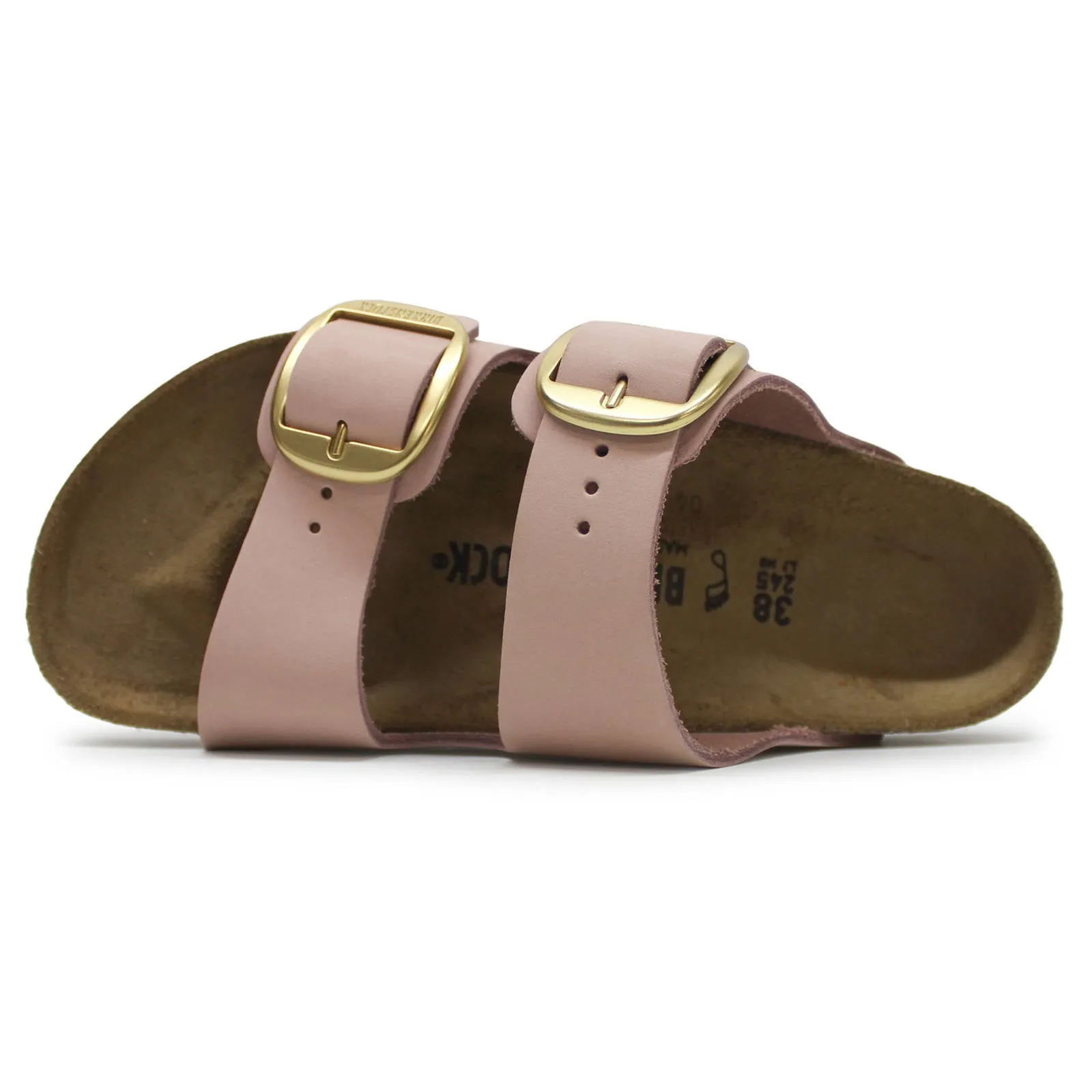 Birkenstock Arizona Big Buckle Nubuck Leather Unisex Slides Sandals