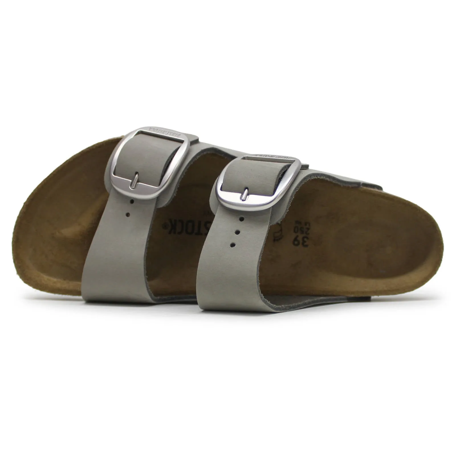 Birkenstock Arizona Big Buckle Nubuck Leather Unisex Slides Sandals