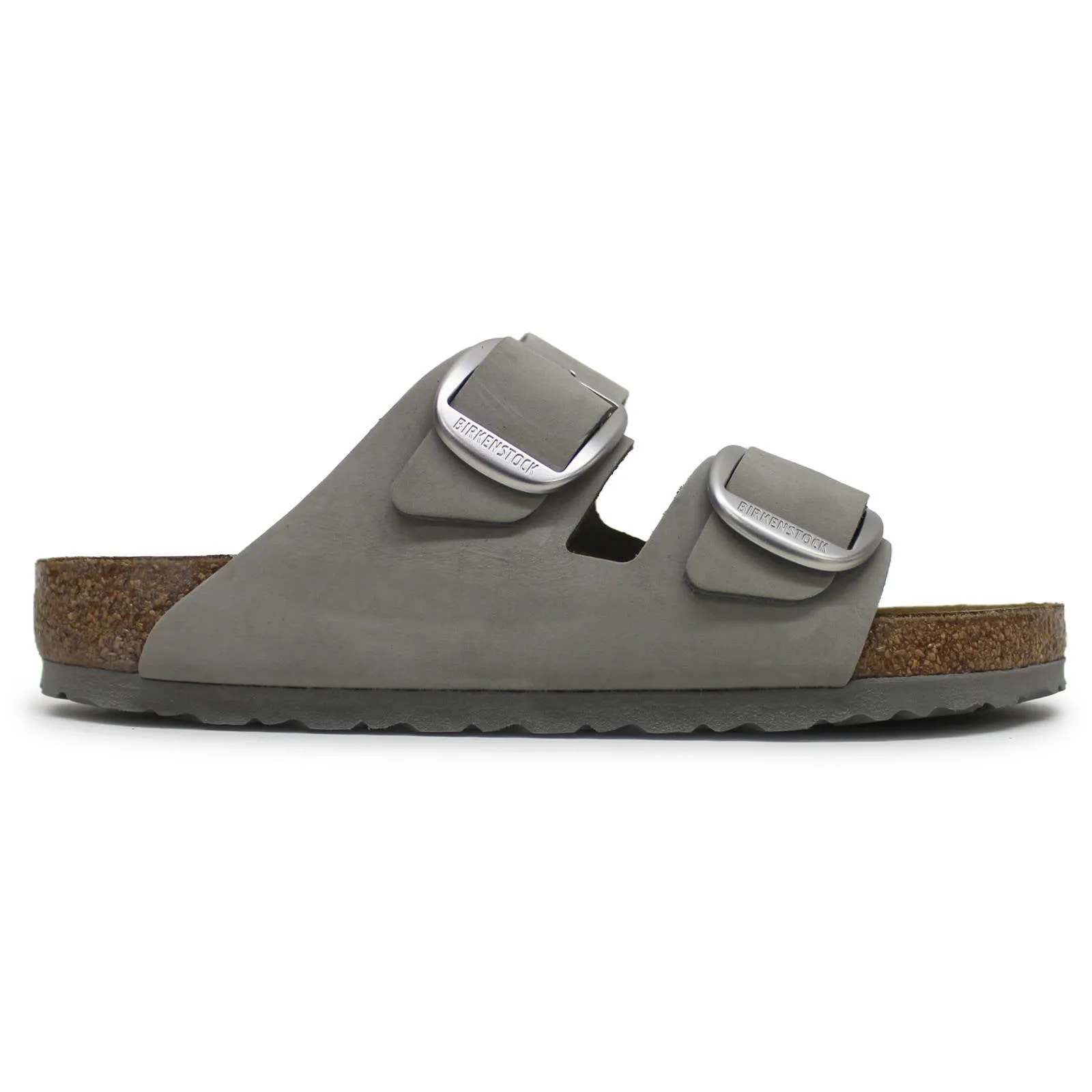 Birkenstock Arizona Big Buckle Nubuck Leather Unisex Slides Sandals