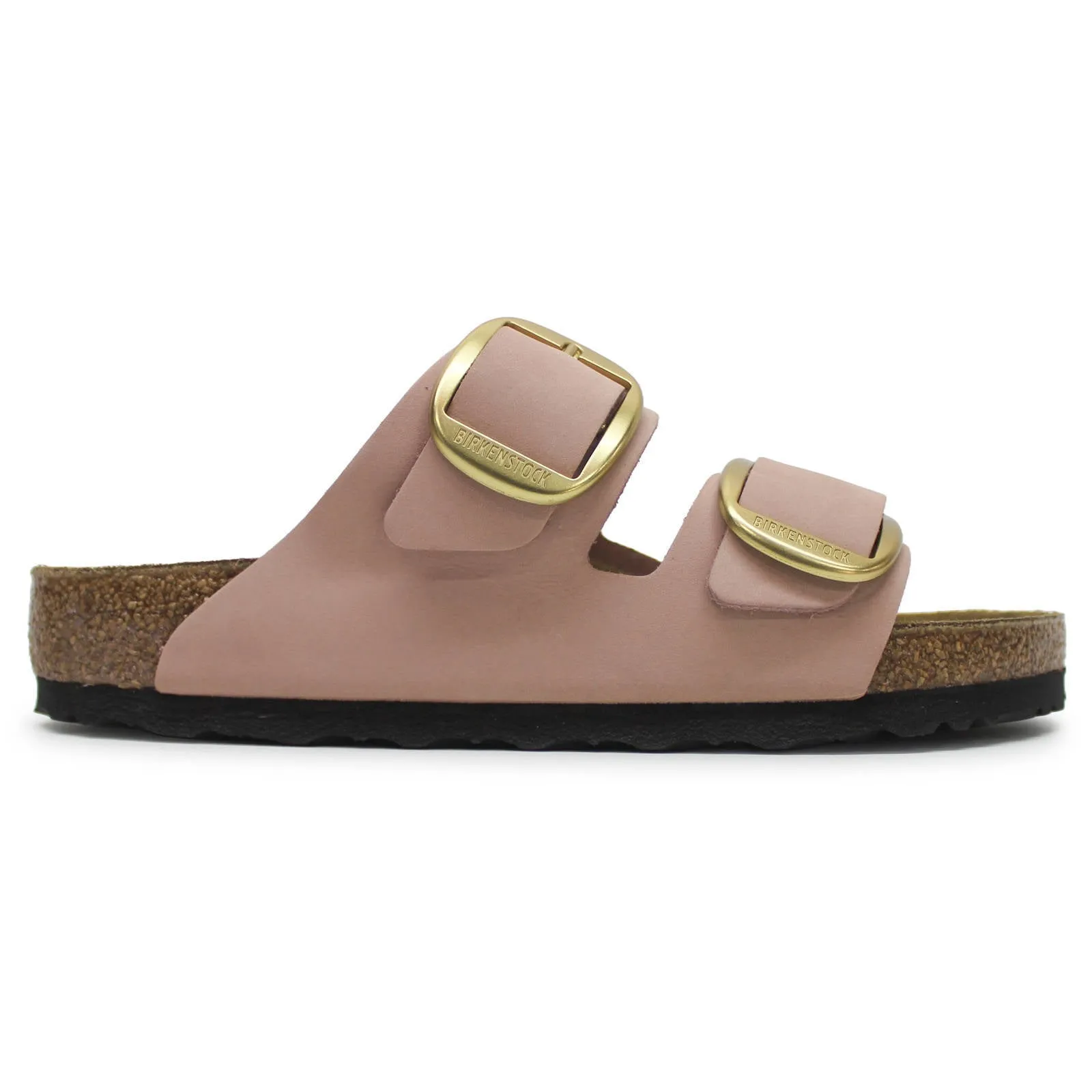 Birkenstock Arizona Big Buckle Nubuck Leather Unisex Slides Sandals