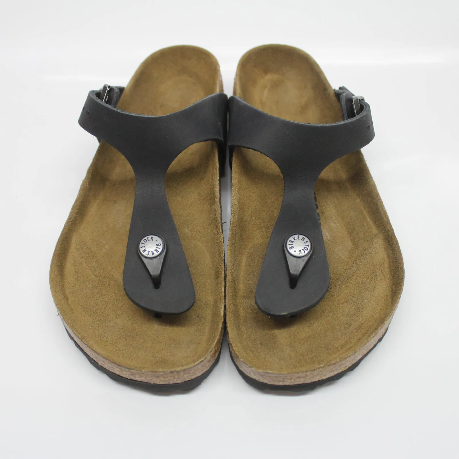 Birkenstock Gizeh BS Natural Leather Unisex Comfort Sandals - UK 5 - US 7 Women / 5 Men - EU 38