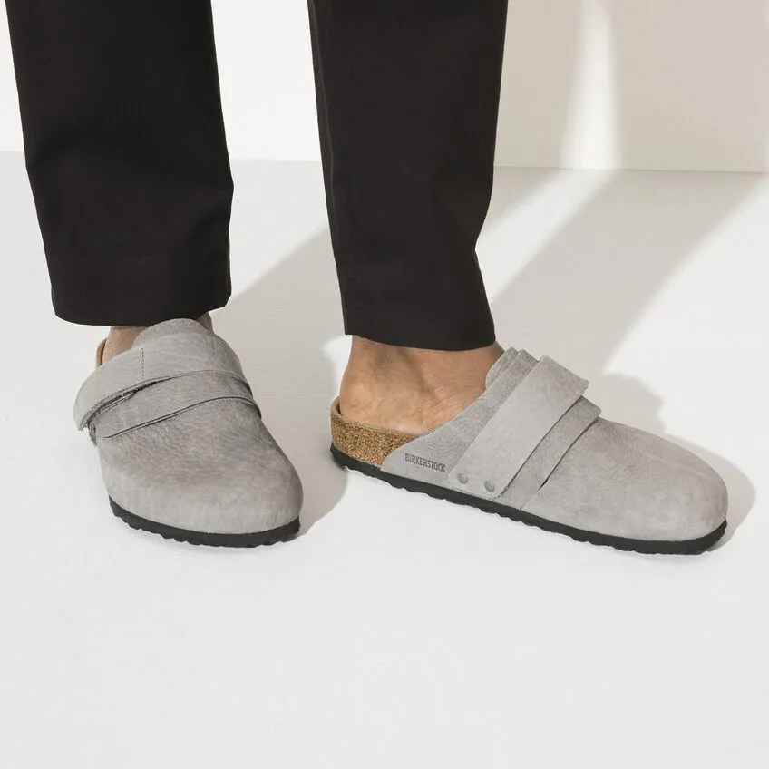 Birkenstock Nagoya Nubuck Leather - Desert Buck Whale Gray