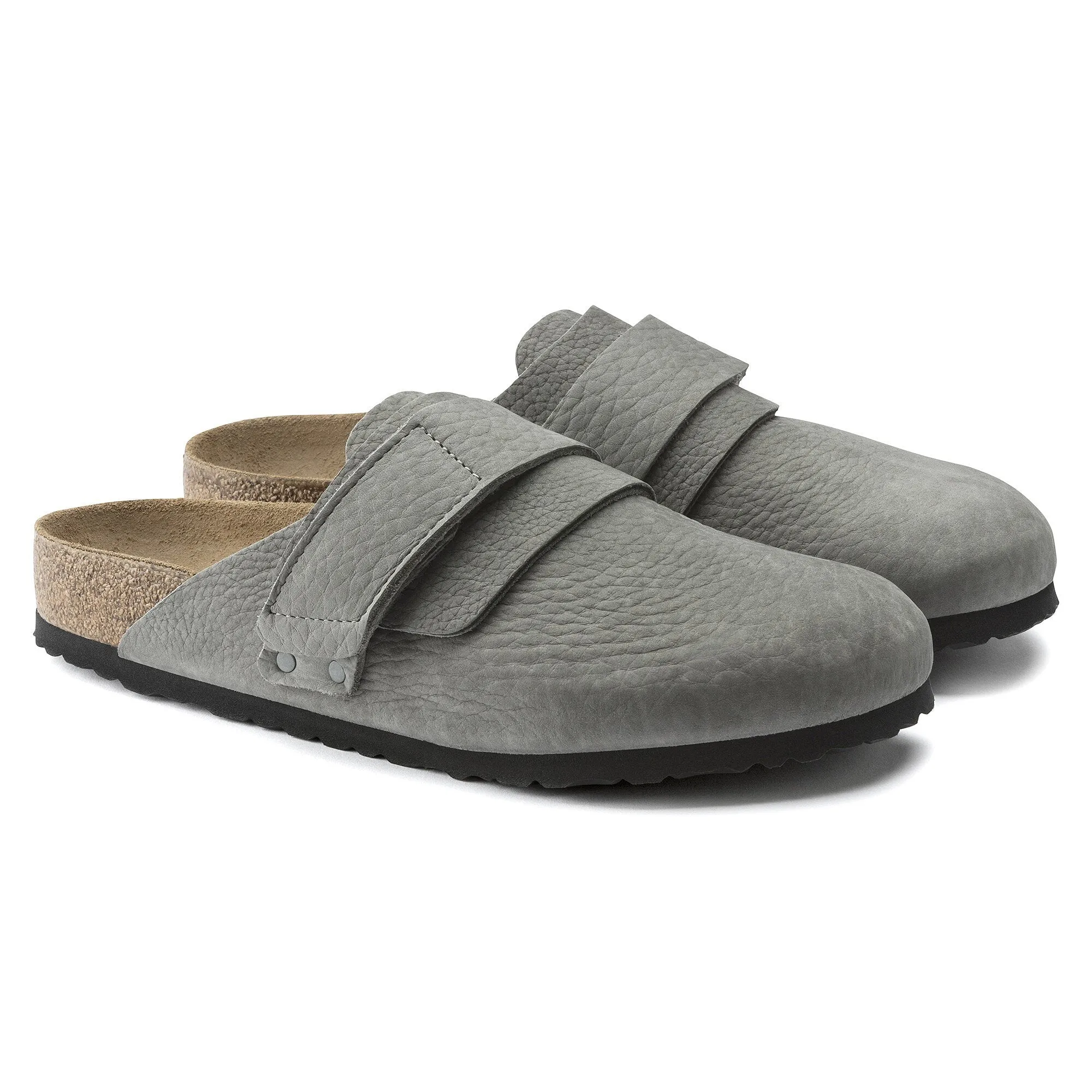 Birkenstock Nagoya Nubuck Leather - Desert Buck Whale Gray