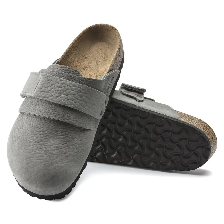 Birkenstock Nagoya Nubuck Leather - Desert Buck Whale Gray