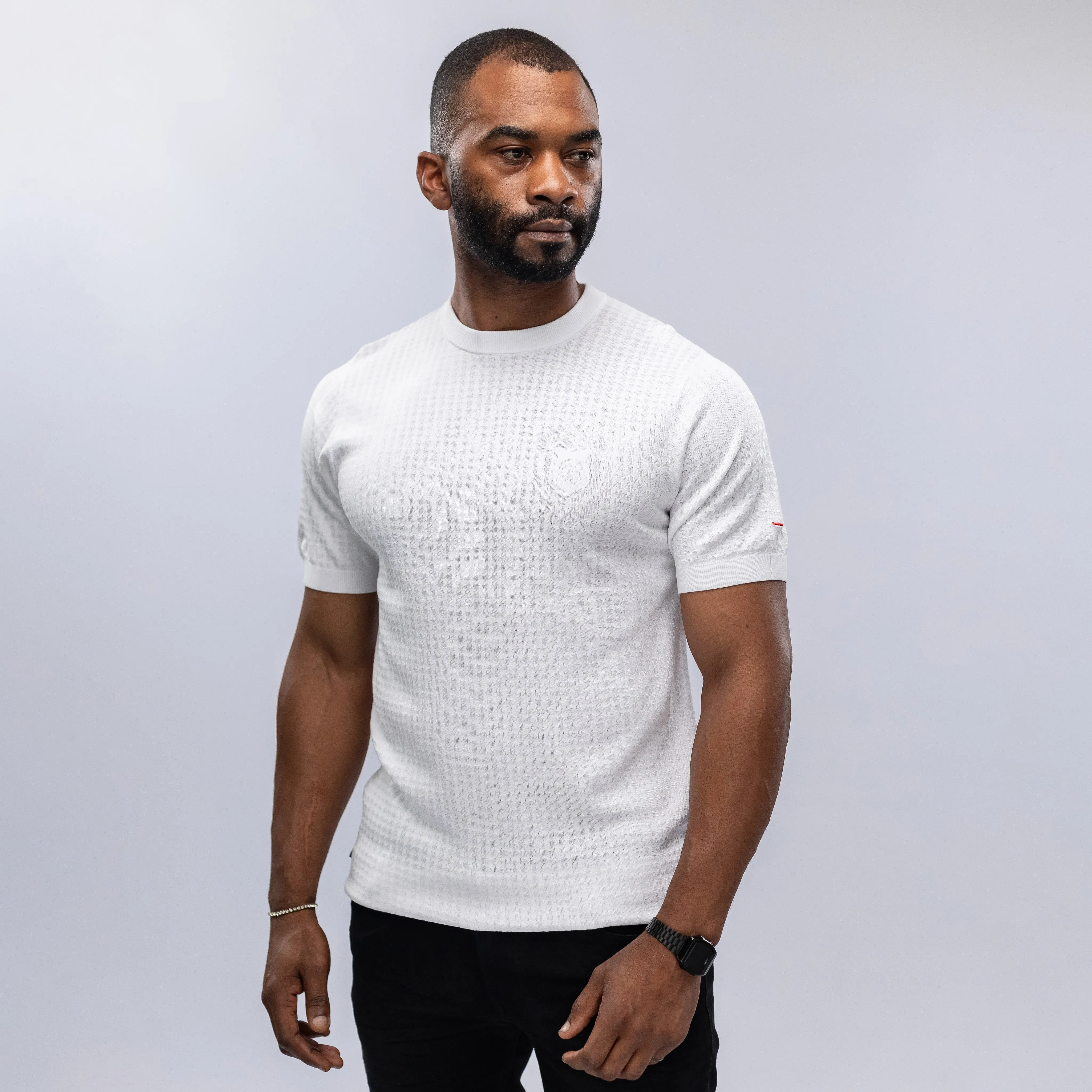 Bogart Premium Collection Knitted Crew Neck T-Shirt