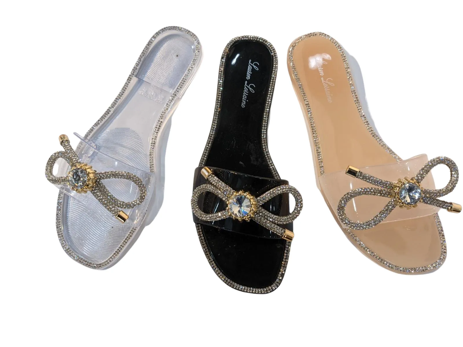 BREEZE SPARKLY RHINESTONE FLAT SANDAL