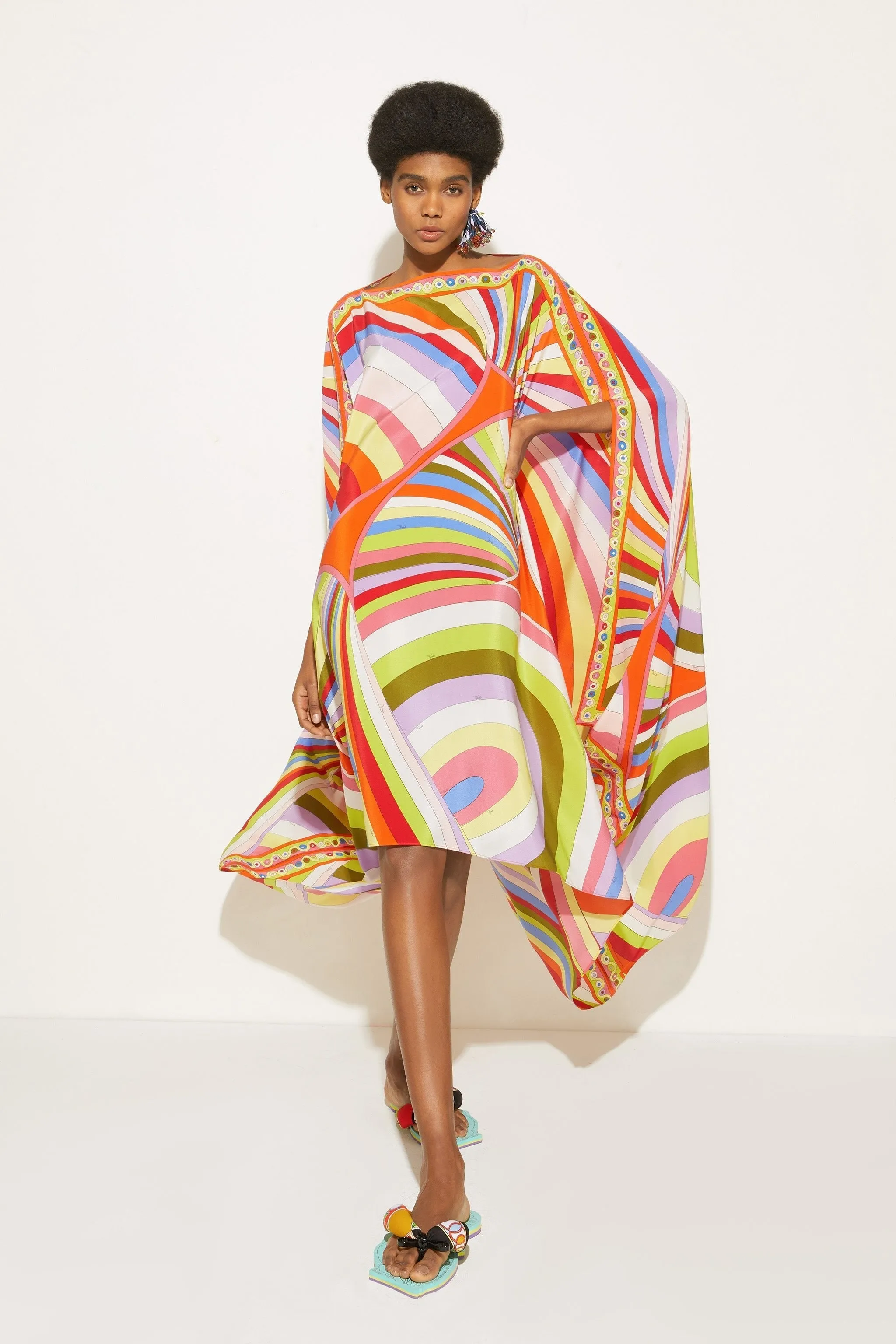 Bright Candy Sky Wing Short Kaftan