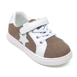 Casual Boys Sneakers - White / Brown