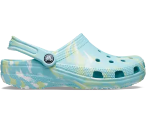 Crocs Unisex Classic Marbled Clog - Pure Water