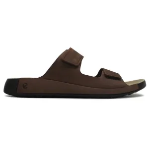 Ecco Cozmo Soft Full Grain Leather Men's Slide Sandals