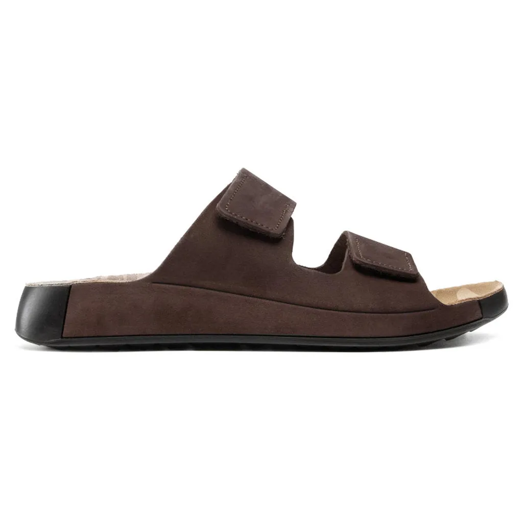 Ecco Cozmo Soft Full Grain Leather Men's Slide Sandals