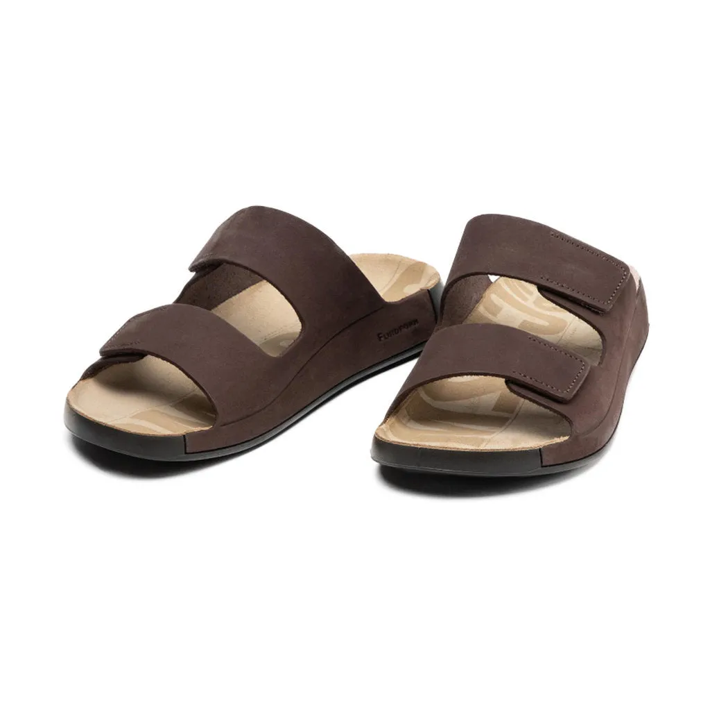 Ecco Cozmo Soft Full Grain Leather Men's Slide Sandals