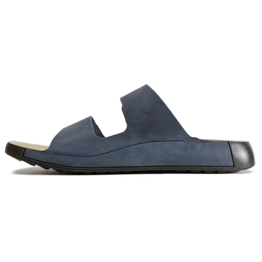 Ecco Cozmo Soft Full Grain Leather Men's Slide Sandals