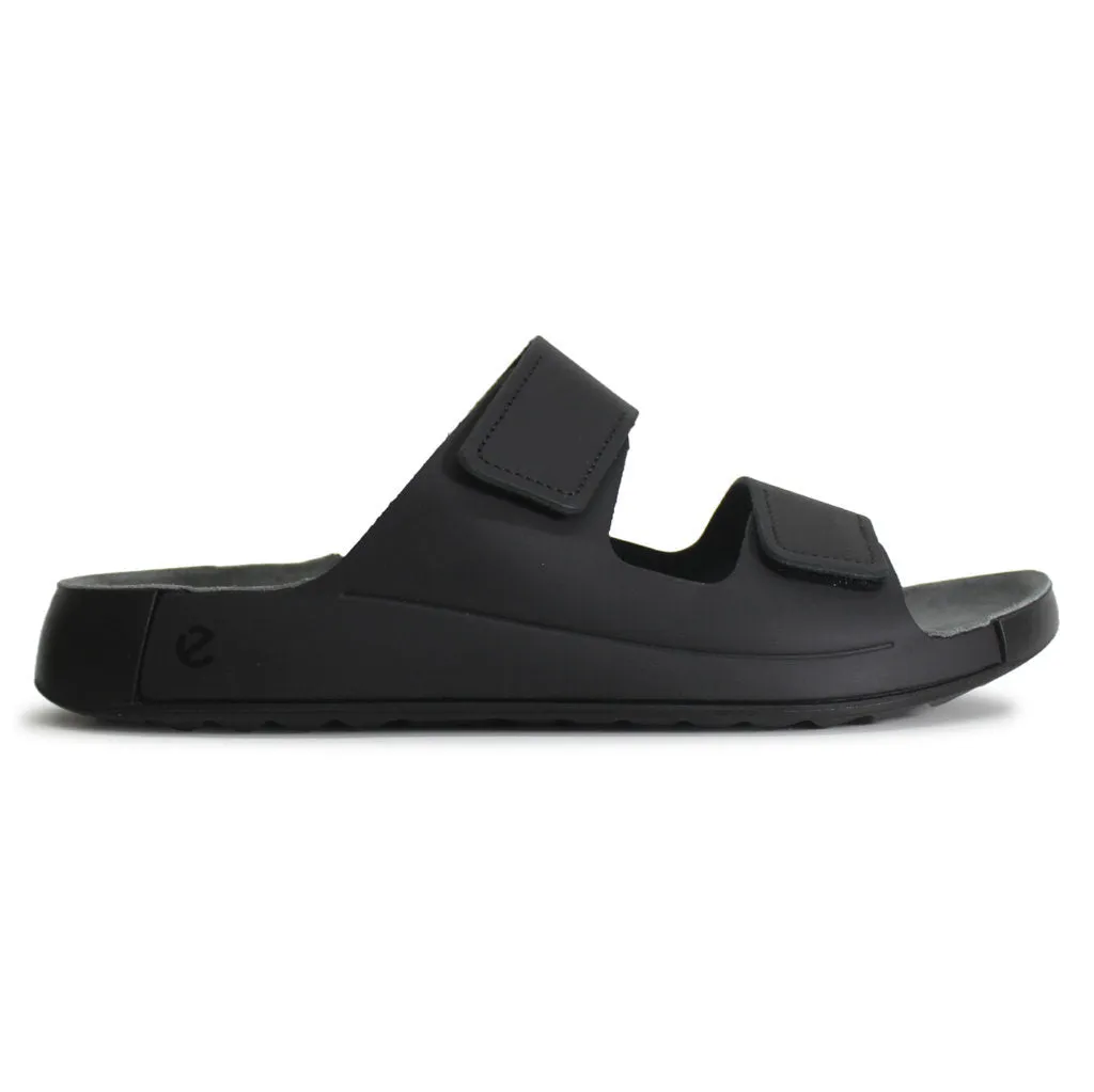 Ecco Cozmo Soft Full Grain Leather Men's Slide Sandals