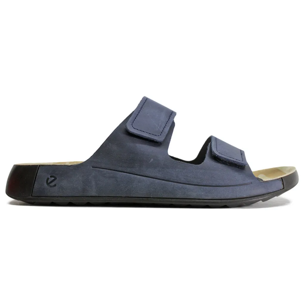 Ecco Cozmo Soft Full Grain Leather Men's Slide Sandals