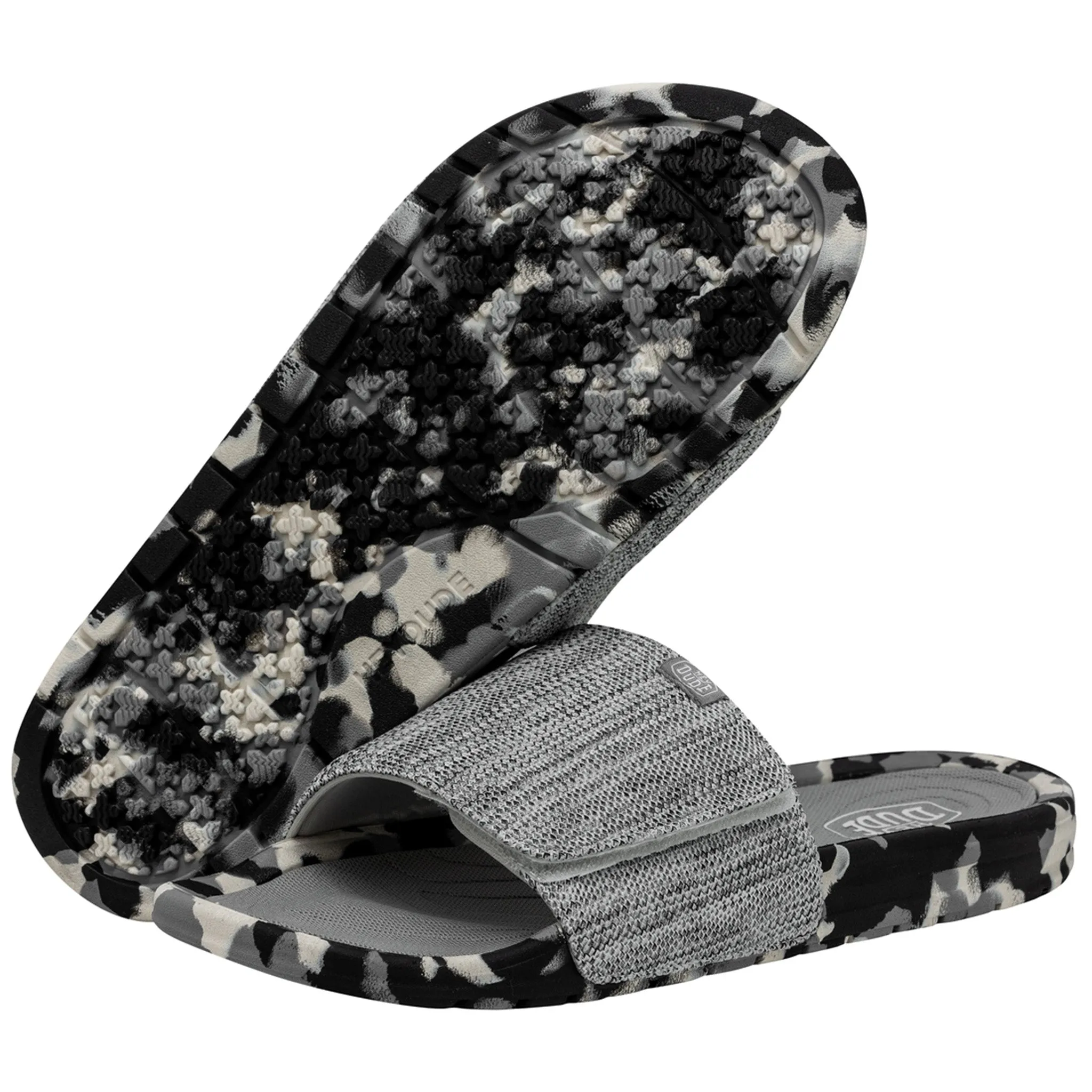 Hey Dude Men's Phoenix Tri Ghost Slides