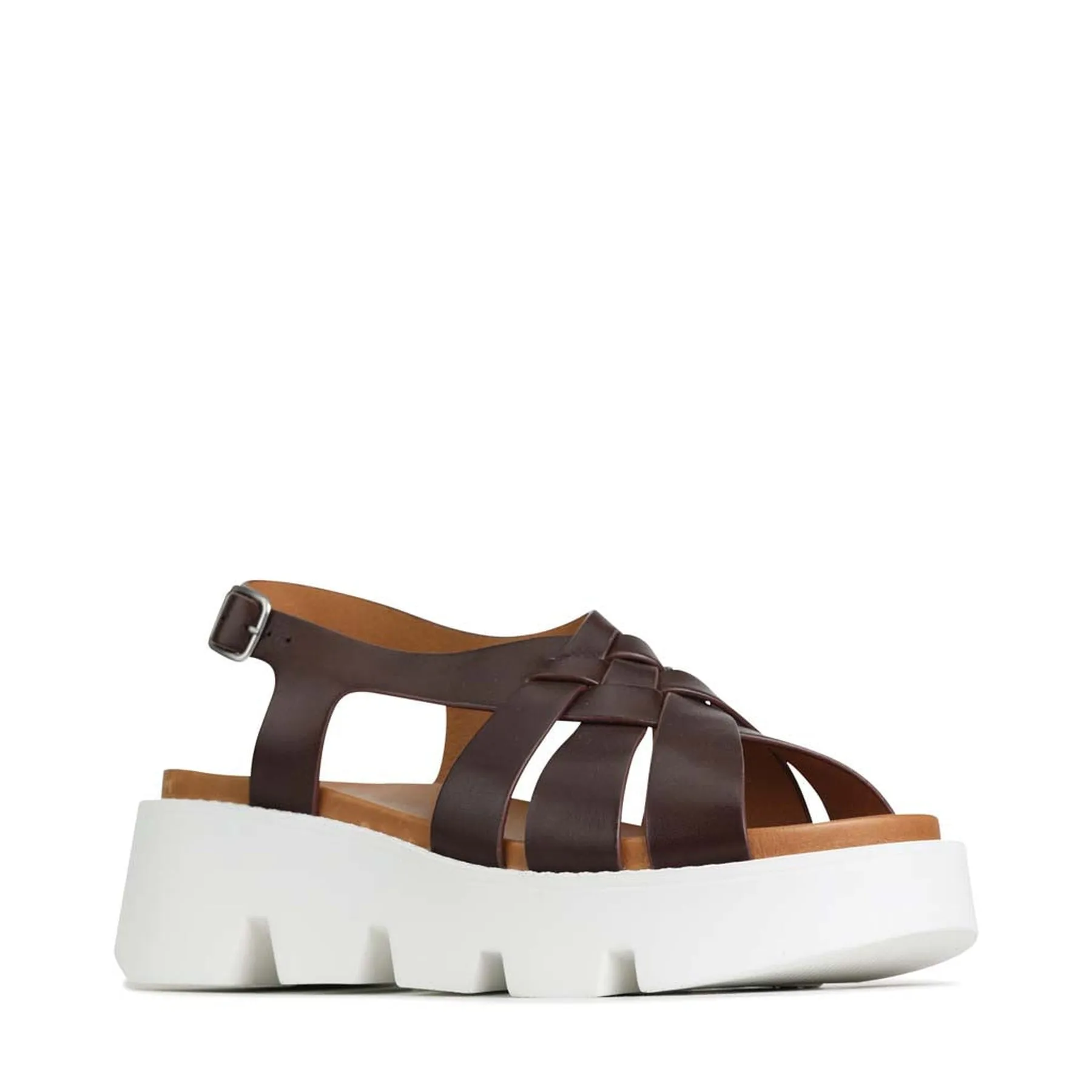 KAILYN LEATHER PLATFORM SANDALS