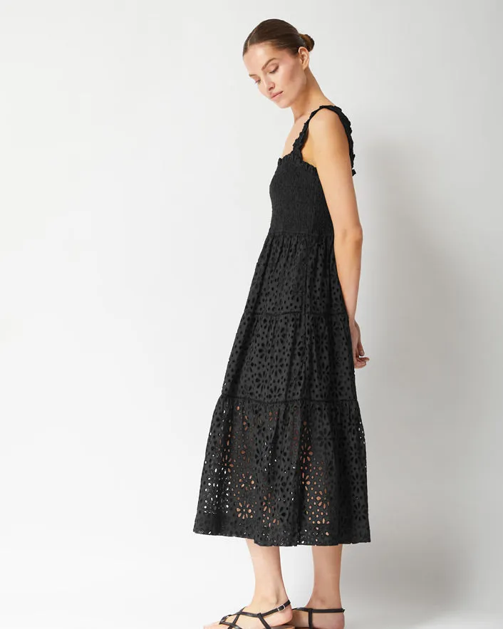 Kristen Dress Seaside Eyelet Black