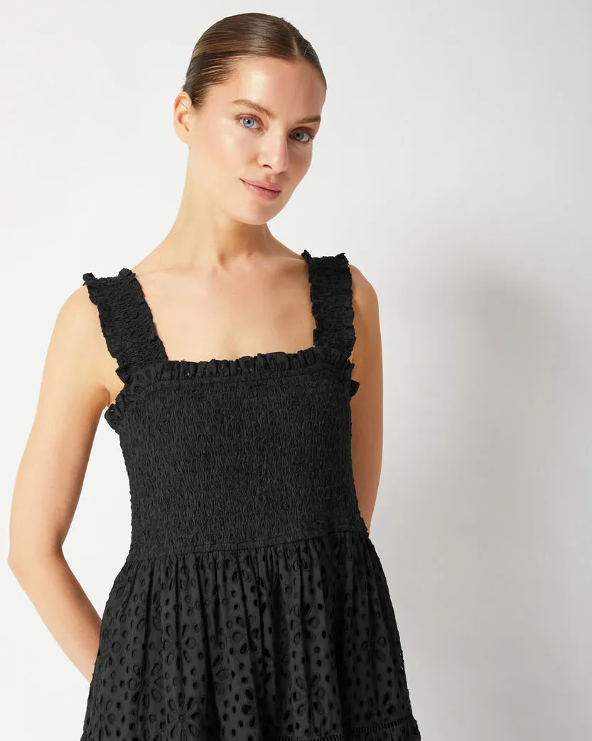 Kristen Dress Seaside Eyelet Black