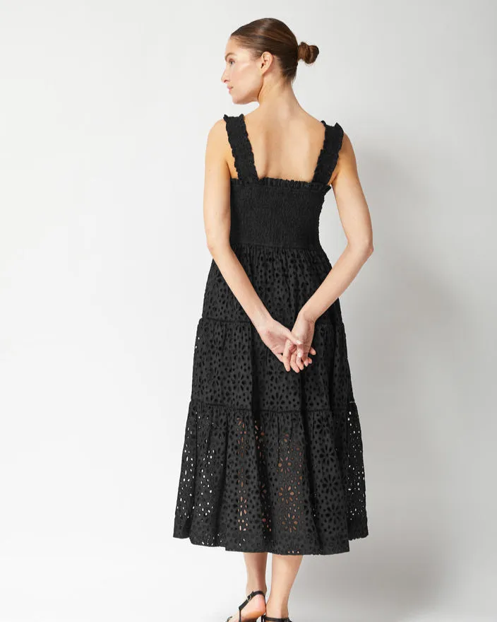 Kristen Dress Seaside Eyelet Black