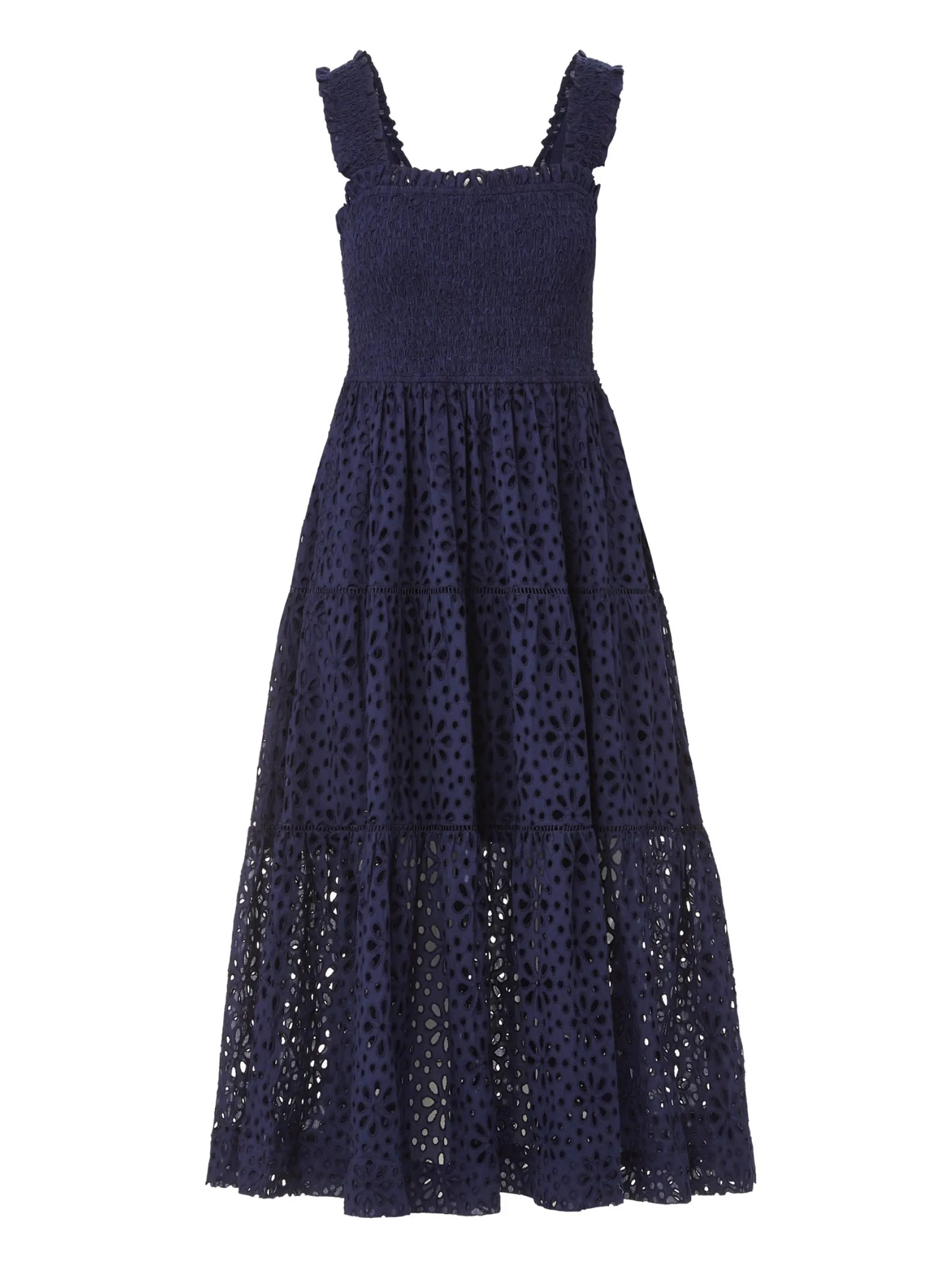 Kristen Dress Seaside Eyelet Navy