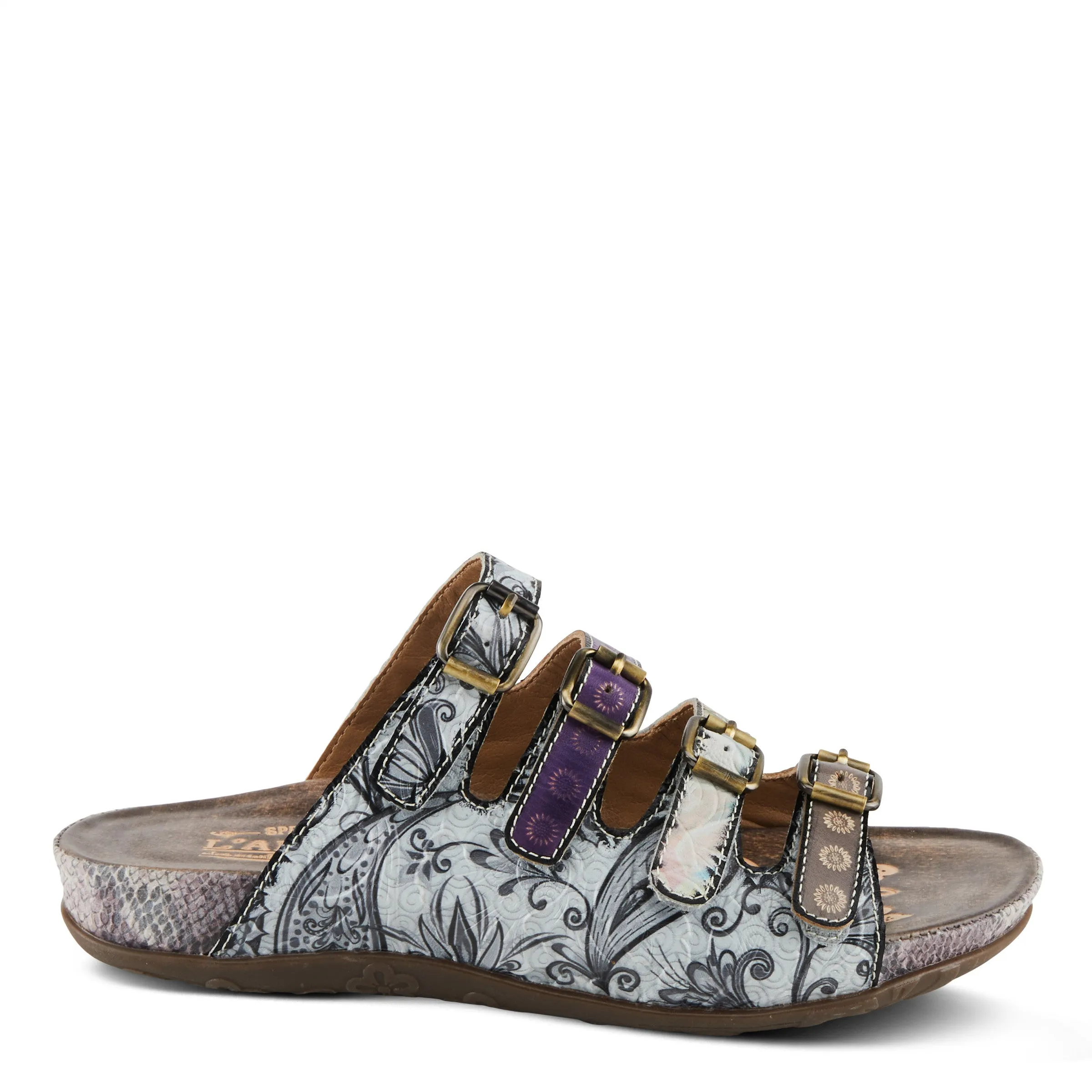 L'Artiste Chaima Slipon Open Toe Sandals