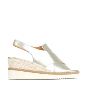 LAZING LEATHER ESPADRILLES SANDALS