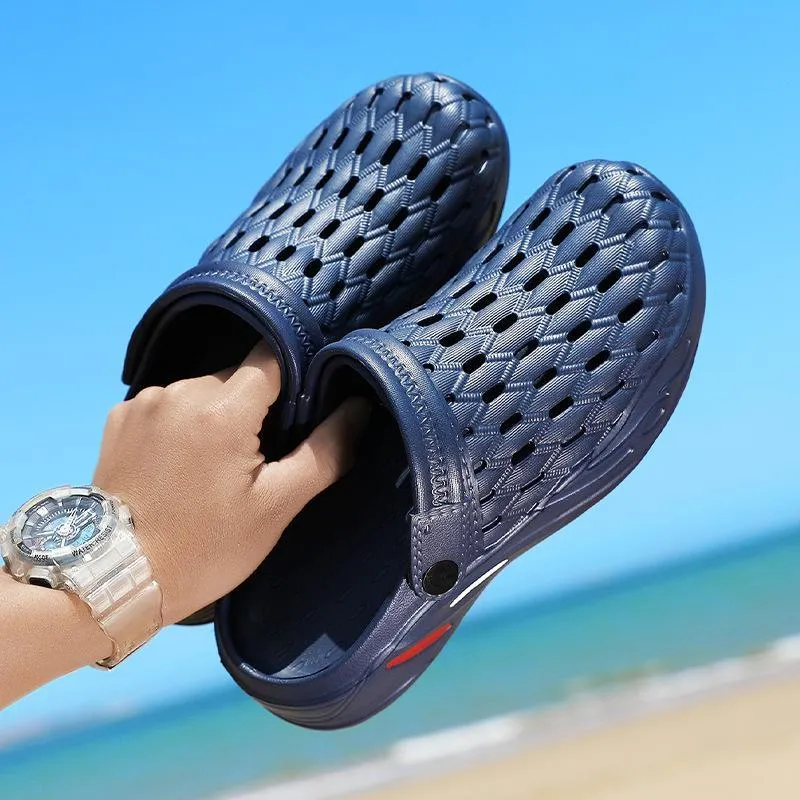 Men summer slip on beach water sandals