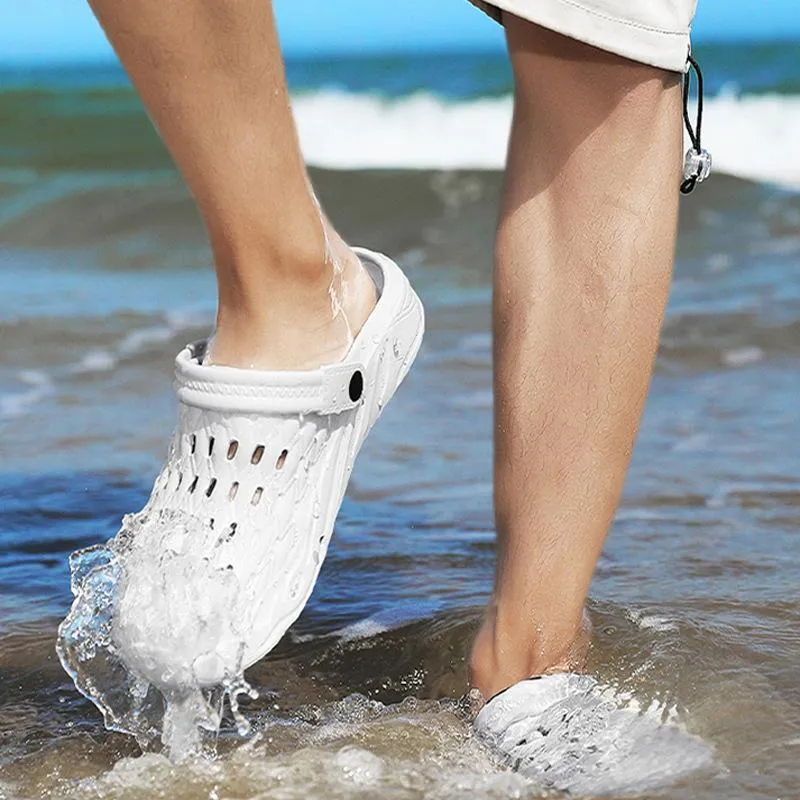 Men summer slip on beach water sandals