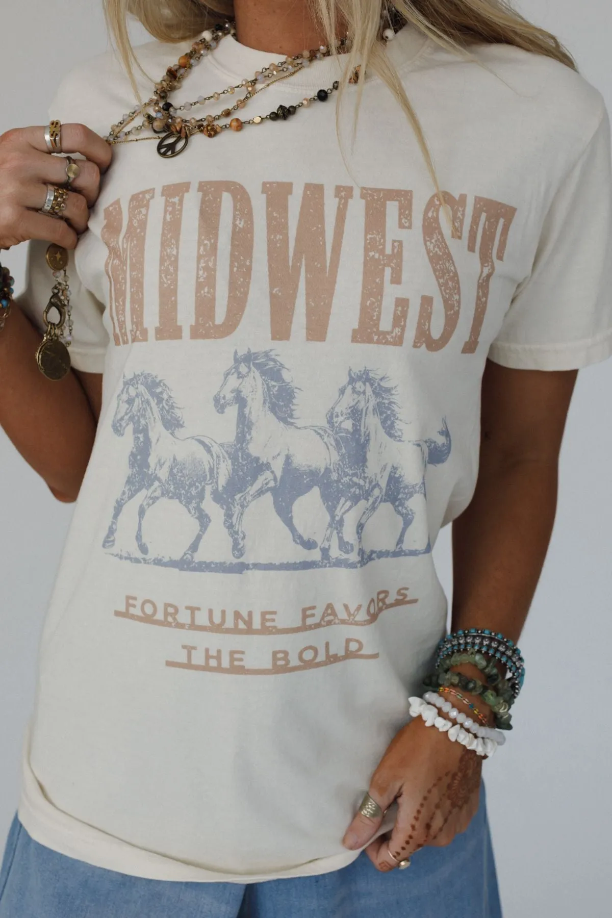 Midwest Fortune Graphic Tee - Ivory