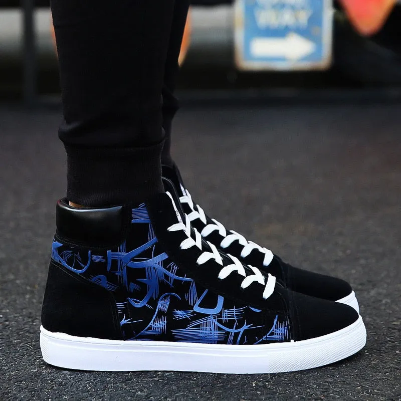 New Fashion Cool Young Men Street Shoes Men Cloth Footwear Brand Mens Casual Shoes Male Canvas Shoes Black Red Blue A3902