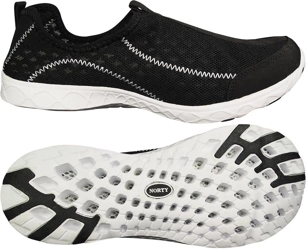 Norty Slip-On Men's Water Shoes for Water Sports & Aerobics Lightweight, Comfortable