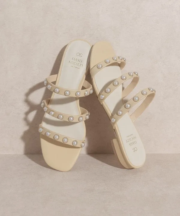 Pearl Flat Sandals