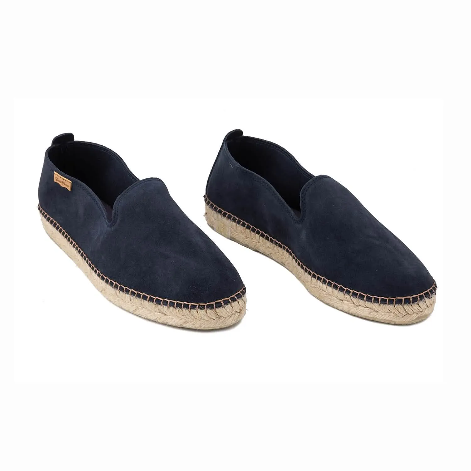 Plain Suede Leather Espadrilles for Men - Dan-SE