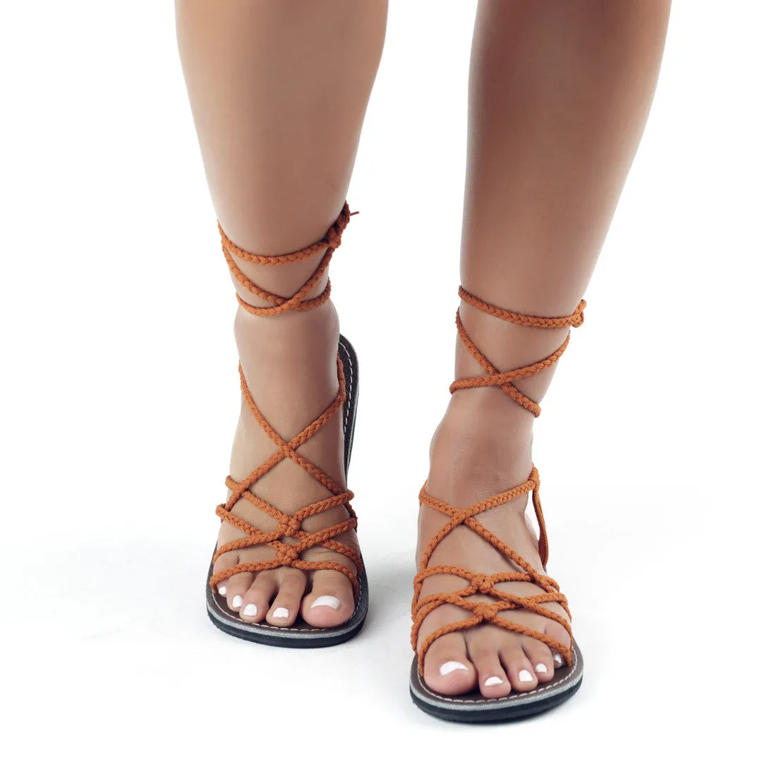 Sahara Gladiator Sandals Women | Orange