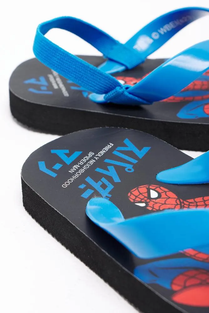 Spider-Man Flip Flop Blue