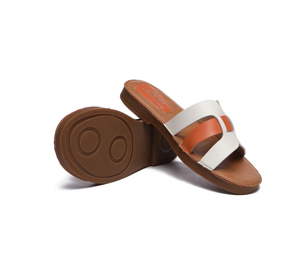 TARRAMARRA® Women Leather Ultra Soft Flat Slides