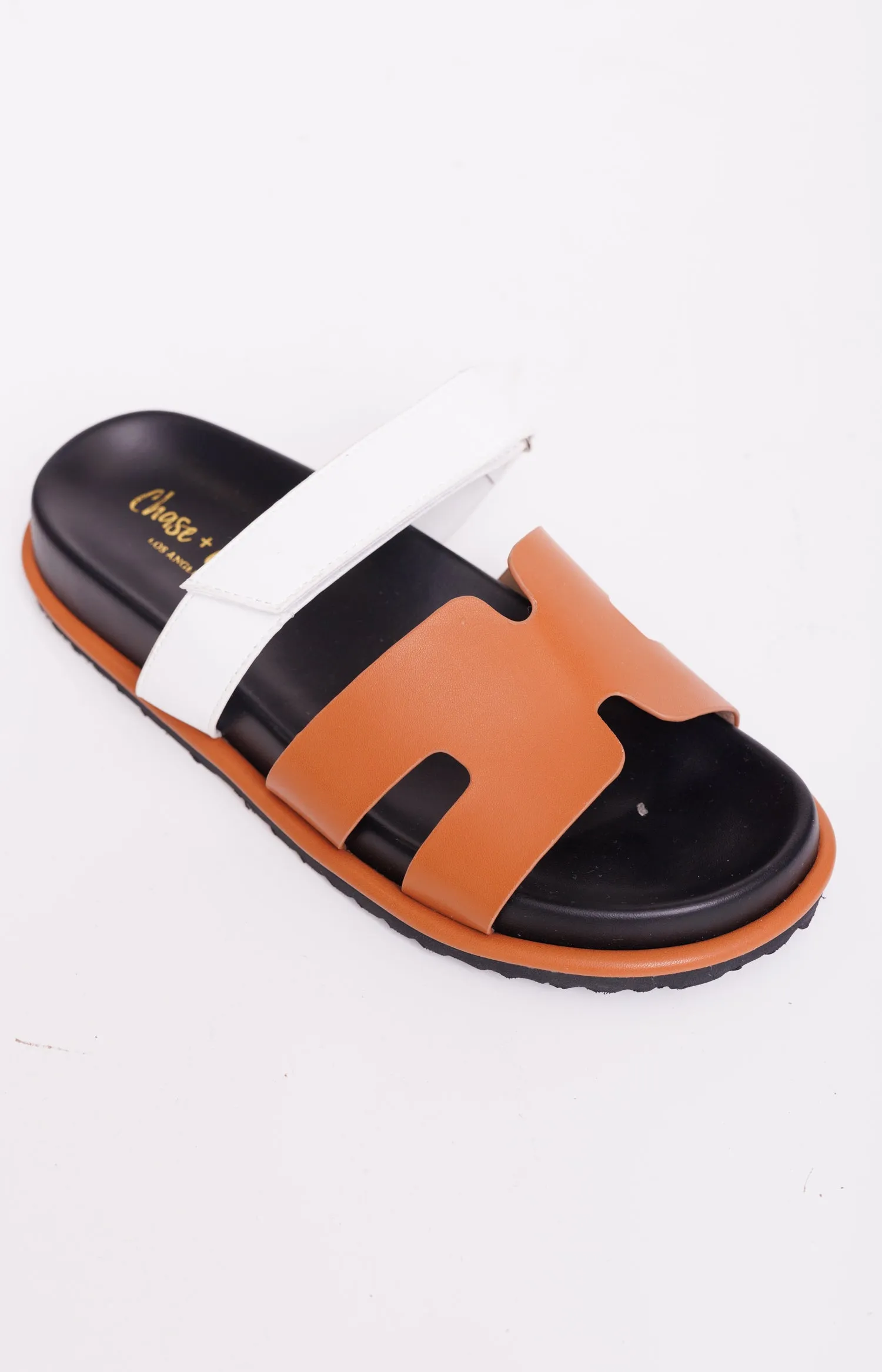 Toba Slides, TAN/WHITE