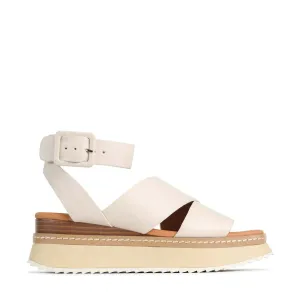 TONALITY LEATHER PLATFORM SANDALS