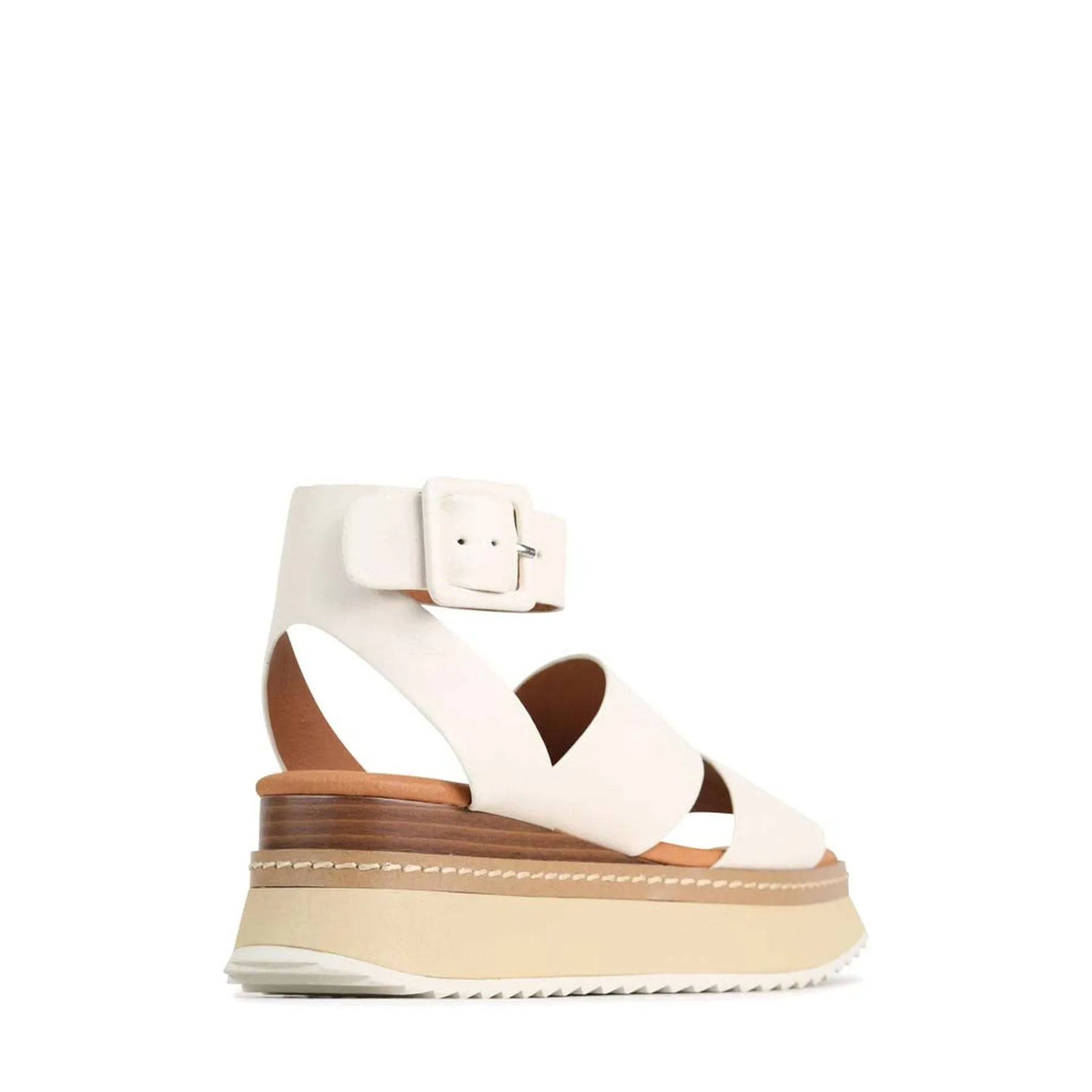 TONALITY LEATHER PLATFORM SANDALS