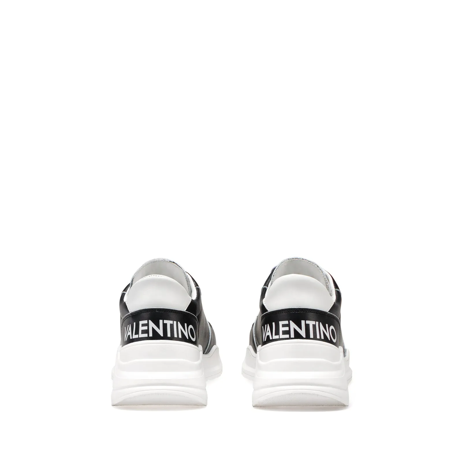 VALENTINO Sneakers running in black calf