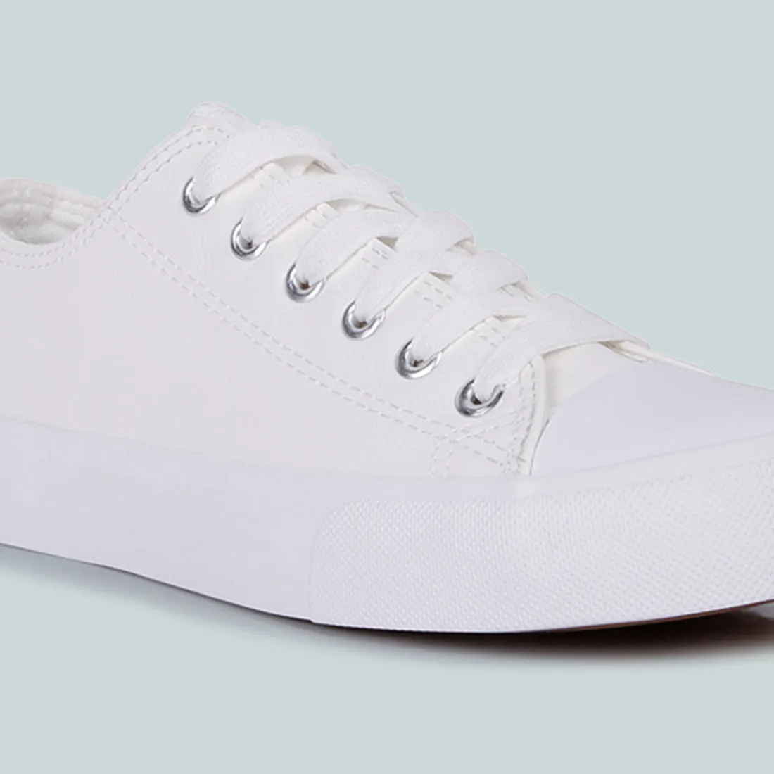 White Canvas Sneakers