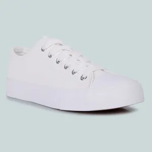 White Canvas Sneakers