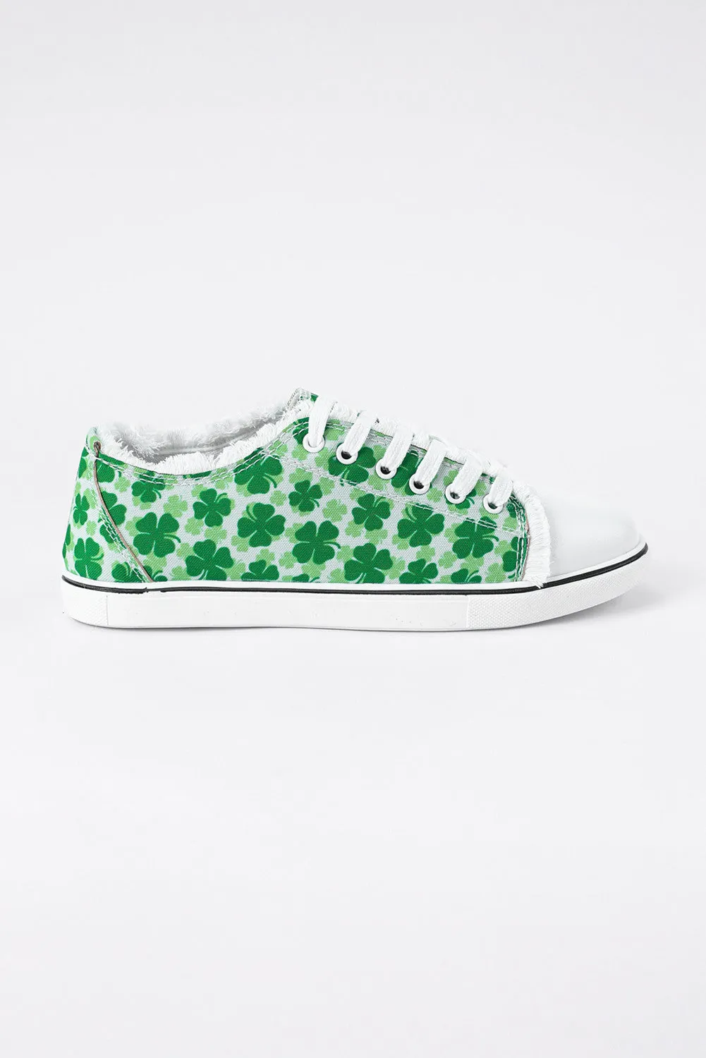 Women’s Canvas Shoes Shamrock Clover Casual Shoes