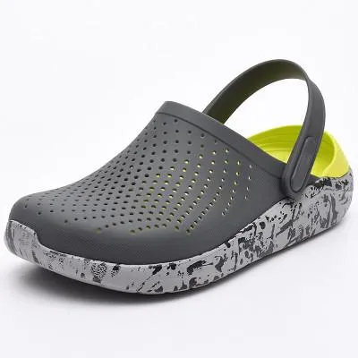 Women's hollow slip on water clogs shoes quick dry beach sandals