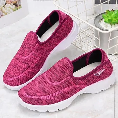 Women's slip on sneakers running shoes comfy walking shoes