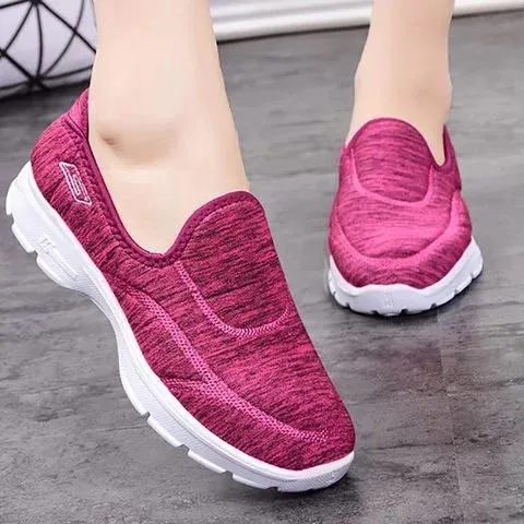 Women's slip on sneakers running shoes comfy walking shoes